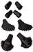 Alafen Replacement Rubber Tips Set for Trekking Pole Walking Hiking Sticks Tips Protectors