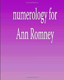Image de Numerology for Ann Romney
