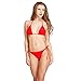 I-Glam Swimwear Brazilian Bikini Bottom and Top BeachWear Red S