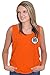 Master Roshi Turtle School Cool Shirt  Dragon Kai Ball King Tank Top Shirt,Medium,Orange