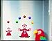 Flensted Mobiles The Juggler's Apprentice Hanging Nursery Mobile - 16 Inches Cardboard