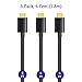 Micro USB Cable, Tronsmart [3 Pack] 20AWG Durable Charging Cable for Nexus, LG, Motorola, Android Smartphones (Black, 6ft x 3)