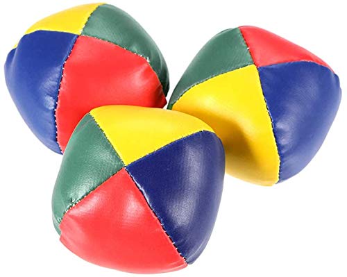 Odowalker 6 Pcs Juggling Balls Set for Beginners Multi-Colored Juggling Balls, Mini Durable Juggle Ball Kit Professionals Learning Toy, Soft Easy Juggle Ball, Best Gift for Adults
