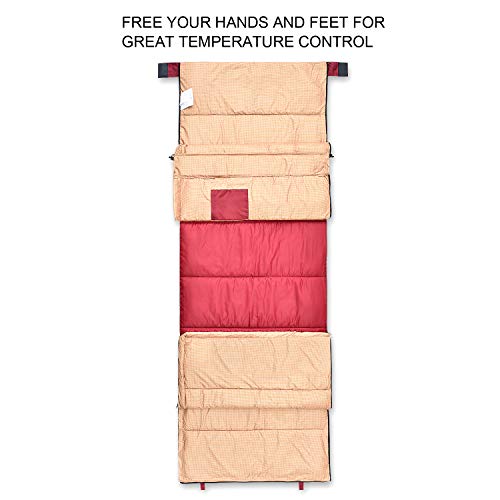 BESTEAM Sleeping Bag, Cool & Cold Weather for Backpacking, Hiking, Family Camping. Queen Size XL! Lightweight, Waterproof Sleeping Bags for Adults, Teens, Truck, Tent, Sleeping Pad - Thumbnail 3