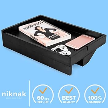 Amazon.com: Nik Nak Products Bamboo Bed Shelf Black - New