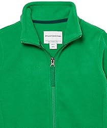 Amazon Essentials Boys' Polar Fleece Full-Zip Mock