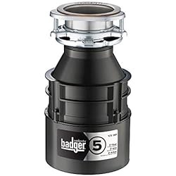 InSinkErator Badger 5 1/2 HP Food Waste Disposer and Power Cord Kit