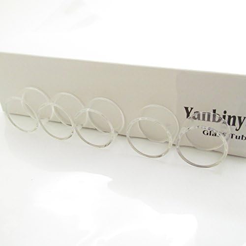 PK of 5 Glass Tubing 25mm O.D / 15mm Long Replacement Glass Tube