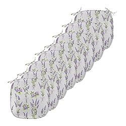 Ambesonne Garden Art Chair Seating Cushion Set of