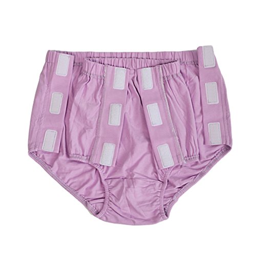 MonkeyJack Women Cotton Elderly Incontinence Patient Underpant Underwear Pant - Waterproof and Reusable - L