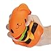 AirChichi Callm Jumbo Squishy Hamburger Cat Squeeze Toys, Slow Rising Soft Cream Scented Charms Squishy Stress Reliever Toys for Kids & Adults (Orange)
