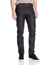 OBEY Men's New Threat Denim Ii Jean, Raw Indigo, 36