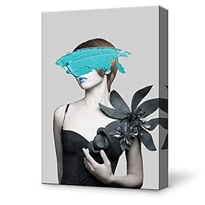 Portrait Painting Wall Poster Decor for Living Room Framed