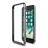 iPhone 7 Case, CaseCrown Clarity Metallic PC & TPU Case (Space Gray) - Scratch Resistant