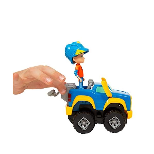 REV-ROLL-Best-Buddies-Toy-Car-17cm-Rumble-Vehicle-with-Mechanical-Functions-and-10cm-Rev-Roll-Figure-Cartoon-Toy-Rev-Roll-Childrens-Toy-Age-3 Best Buddies Rev 10 cm & Rumble Vehicle