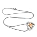 Two Hearts Urn Necklace for Ashes - Cremation Memorial Keepsake Pendant - Funnel Fill Kit Included