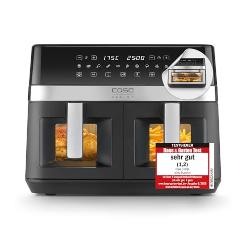 CASO Design AirFry DuoChef Dual Air Fryer + Mini Oven