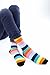 socks n socks-Men's 5-pair Luxury Cotton Striped Cool Dress Socks Gift Box