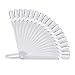 32Pcs Nail Art False Tips Sticks Polish Practice Display Fan Board Design Tool