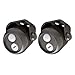 Mr. Beams MB312 Wireless LED Mini Spotlight with Motion Sensor and Photocell, 80-Lumens, Brown, 2-Pack