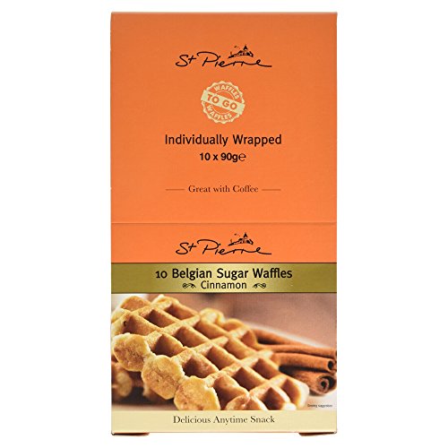 St Pierre Belgian Cinnamon Waffles, 10 x 90 g Buy Online in UAE. st