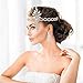 Lurrose Vintage Headpiece 1920s Leaf Medallion Headband Wedding Bridal Themed Party Hair Accessories for Women