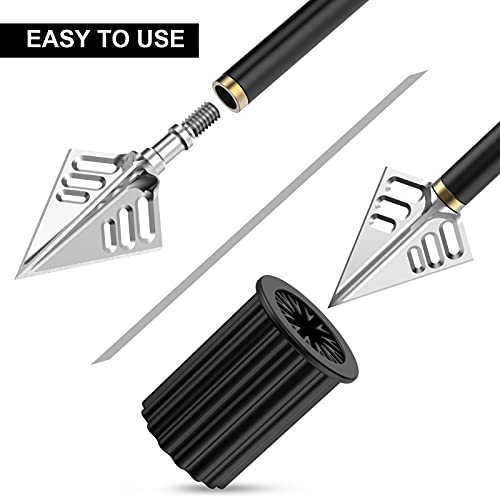 OTW K8 Hunting Broadheads Crossbow Broadhead 100 Grain Fixed 3 Blades