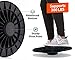 URBNFit Plastic Balance Board - Wooden Wobble Board Trainer for Exercise, Standing Desk and Physical Therapy - Rotational Exercises Provide A Full Body Fitness Workout Focusing On Core, Legs, Back