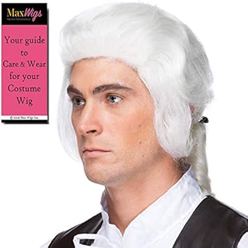 Amazon Com Colonial Man Lordship Color White Sepia Wigs