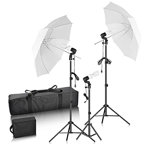 FUDESY Photography Umbrella Lighting Kit, Photo Studio Equipment