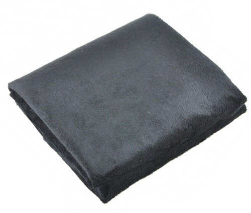 RIYIN USB Powered Soft Heated Shawl Winter Electric Warming Heating Blanket Pad (Black)