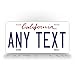Custom California State License Plate Official Replica CA Auto Tag Any Text! Personalized Sign