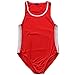 YiZYiF Men's Stretch Jockstrap Singlet Leotard Bodysuit Bodywear Underwear Red Medium