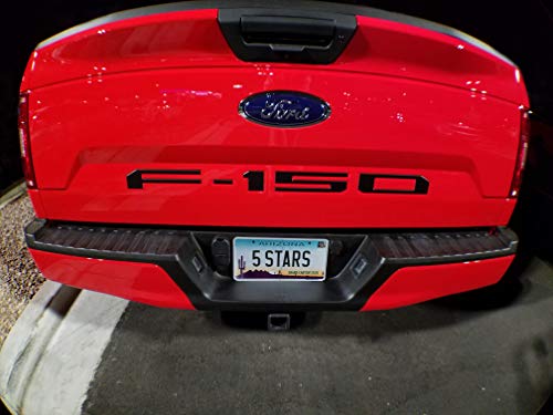 EyeCatcher Tailgate Insert Letters fits 2018-2019 Ford F150 (Black)