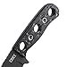 CRKT Pangolin Fixed Blade Knife with Sheath: Compact Outdoor Knife, Black Powder Coated Blade, Textured Nylon Handle Scales, Molle Compatible Sheath 2790
