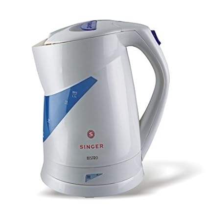 Singer Bistro 1.7 litres 2000-watt Electric Kettle (White)