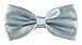 KEYWIN Unisex Solid Color Tuxedo Suspender & Bow Tie Set Elastic Adjustable Strong Clip-on Suspender-Heavy Duty (Light Gray)