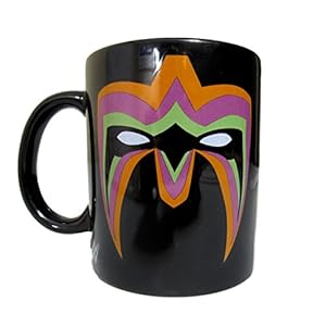 WWE Coffee & Tea Ceramic Mug Ultimate Warrior Face Paint Mask Wrestling WWF Perfect for a Gift or to Enjoy at Home or…