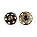 Metal Sew-On Snaps,Bronze,Pack of 10 (3/4