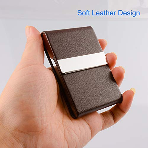 KISSWILL Business Card Holder, 3 Pack Business Card Holder Case, Wallet Case for Men or Women - Thumbnail 4