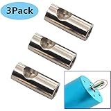 3Pack ShareGoo Metal 3.17mm to 5mm Shaft Adapter Change-Over Motor Axle Sleeve for Hobbywing HSP 540 550 EZRUN-3656 Motor RC Car Boat Plane