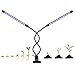 YYTECH [2018 Upgraded] Timing Function Grow light with 36 LED Dual head with 8 Dimmable Levels Grow Lamp Bulbs Adjustable 360 Degree Gooseneck for Indoor Plants Hydroponics Greenhouse Gardening