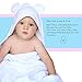 100% ORGANIC Bamboo Baby Bear Hooded Bath Towel & Washcloth Gift Set –Luxuriously Soft, Extra Large Towel With Hood & Hypoallergenic for Babies & Toddlers – Unisex - BONUS Baby Nail Clipper