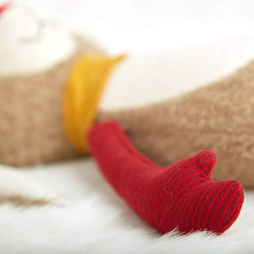 SIGIKID 39214 Hase Patchwork Sweety Mädchen Kuscheltier empfohlen ab Geburt rosa/braun – Bild 7