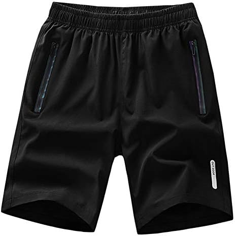 Bmuy Women’s Loose-fit Quick Dry Lightweight Workout Training Sports Shorts Zipper Pocket