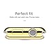 Apple Watch Series 2 Case 42mm HOCO iWatch Protective Bumper Case TPU Ultra-Thin Scratch-resistant Flexible Slim Lightweight Cover (Gold)