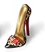 Stiletto Shoe Stand - Red Bow Leopard