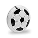 MMOO Air Power Soccer Children Toys Training Football Indoor Outdoor Disk Hover Ball Game with Foam Bumpers and Light Up LED Lights White