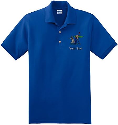 Accented Apparel N More Personalized custom embroidered golfer design on polo shirt