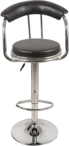 DEVICE IN LION Chrome Adjustable BAR Stool (Heavy)